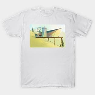 Modern Hero HQ Base Graphic Design T-Shirt